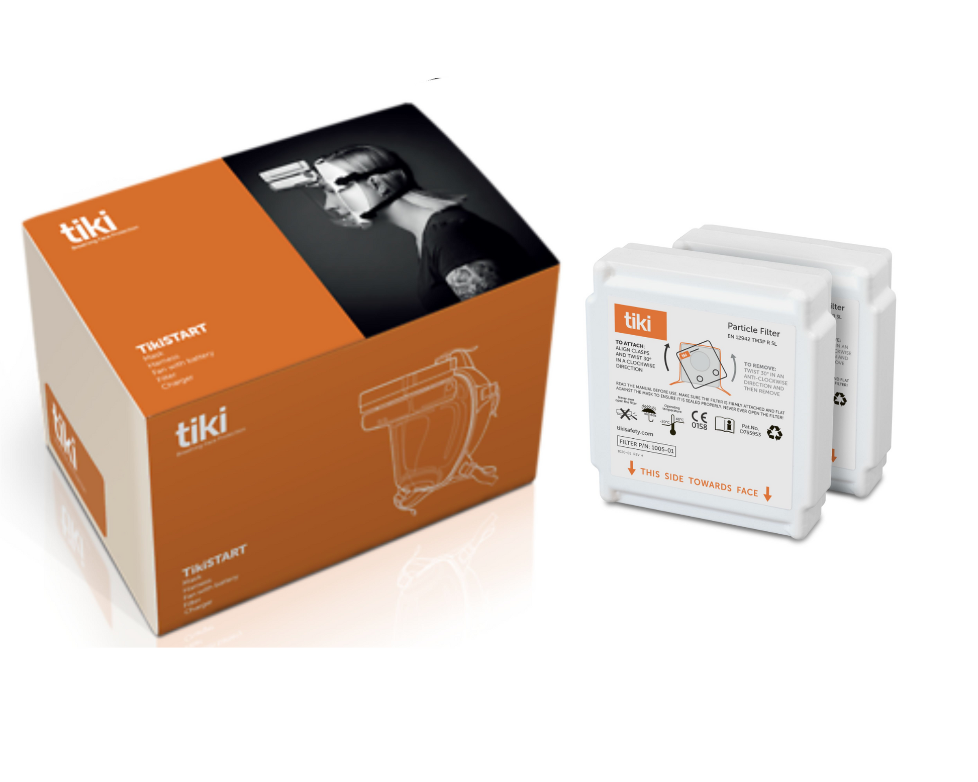 TIKI Start package with 2 filters